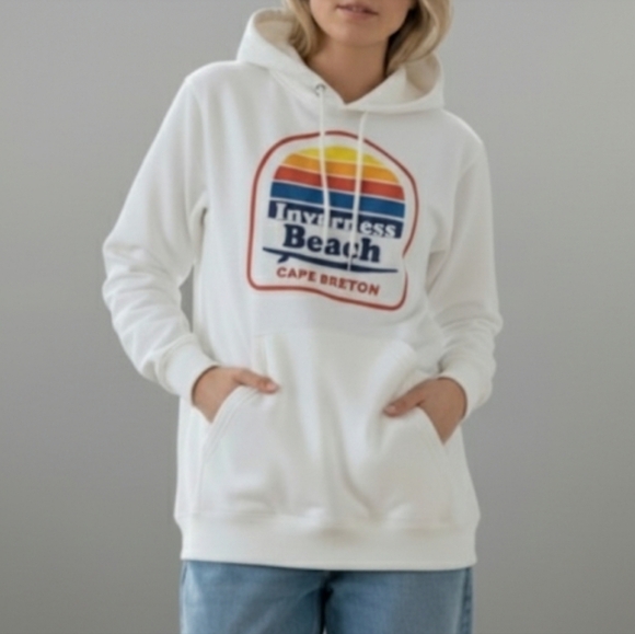 Inverness Beach Cape Breton Surfer Hoodie Sweatshirt Men's Size S Fits Women's L - Picture 1 of 16
